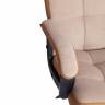 Кресло TRENDY (22) флок/ткань, бежевый/бронза, 7/TW-21 бежевый/бронза флок/ткань