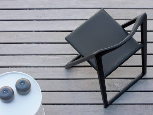 Стул пластиковый складной Enjoy черный 490х500х775 мм