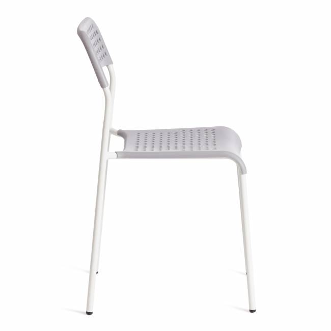 Стул ADDE (mod. C-049) / 1 шт. в упаковке металл/пластик, 39 х 49 х 78 см, Grey (серый) /White (белый) серый, белый металл/пластик Стул ADDE (mod. C-049) / 1 шт. в упаковке металл/пластик, 39 х 49 х 78 см, Grey (серый) /White (белый) серый, белый металл/пластик