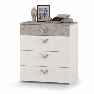 Комод Амели Моби 13.106 цвет шёлковый камень/бетон чикаго беж Комод Амели Моби 13.106 цвет шёлковый камень/бетон чикаго беж