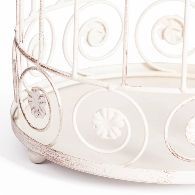 Цветочница Secret de Maison CELL ( mod. PL08-10003 ) металл, 25х52см/20х45см, antique white (Комплект из 4 шт.) antique white металл