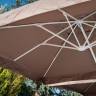 Зонт двойной Мадрид 3*3м, цвет песочный Зонт двойной Мадрид 3*3м, цвет песочный