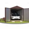 Хозблок SKOGGY секционный с двускатной крышей 6 х 2 м, шоколадный