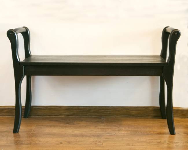 Банкетка с подлокотниками Лулу, венге Банкетка с подлокотниками Лулу, венге