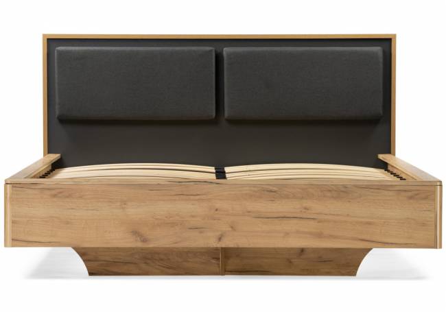 Кровать Клауд 140х200 парящая дуб крафт золотой / антрацит