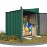 Хозблок SKOGGY секционный с односкатной крышей 2 х 2 м, зелёный мох Хозблок SKOGGY секционный с односкатной крышей 2 х 2 м, зелёный мох
