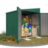 Хозблок SKOGGY секционный с односкатной крышей 2 х 2 м, зелёный мох Хозблок SKOGGY секционный с односкатной крышей 2 х 2 м, зелёный мох