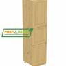 Пенал 2220 х 600 х 560 филенка, 3 двери (без полок), сосна, без покраски