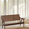 Диван-скамья Массив решетка, каркас орех Диван-скамья Массив решетка, каркас орех