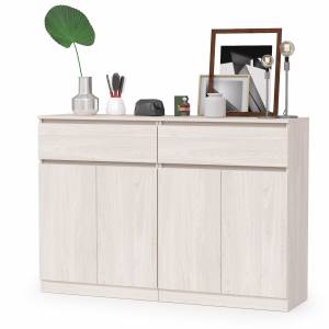 Два комода-тумбы Ника цвет ясень анкор светлый Два комода-тумбы Ника цвет ясень анкор светлый