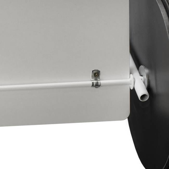 Стол сервировочный Новум белый/серый графит/серый бетон