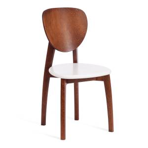 Стул DIAMANTE жесткое сидение бук, 42х42х85см, коричневый / белый (Комплект из 2 шт.) коричневый бук Стул DIAMANTE жесткое сидение бук, 42х42х85см, коричневый / белый (Комплект из 2 шт.) коричневый бук