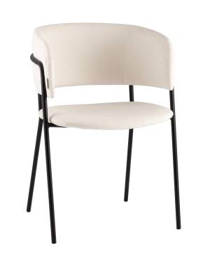 Кресло Нэлли New буклированный велюр белый Кресло Нэлли New буклированный велюр белый