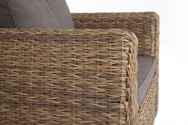 "Кальяри" кресло из искусственного ротанга (гиацинт), цвет соломенный "Кальяри" кресло из искусственного ротанга (гиацинт), цвет соломенный