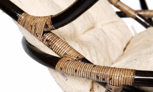 Кресло вращающееся "FLORES" 5005 /без подушки/ Античный коричневый темно-коричневый