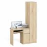 Компьютерный стол МС-1 правый с пеналом на 400 Мори цвет дуб сонома Компьютерный стол МС-1 правый с пеналом на 400 Мори цвет дуб сонома