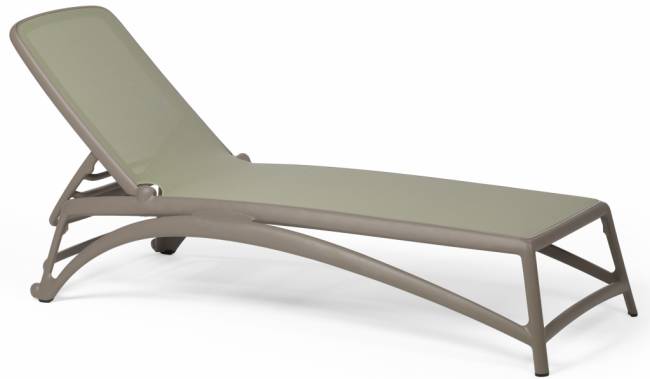 Шезлонг-лежак пластиковый Atlantico тортора, агава 1720-2040х700х350 мм Шезлонг-лежак пластиковый Atlantico тортора, агава 1720-2040х700х350 мм