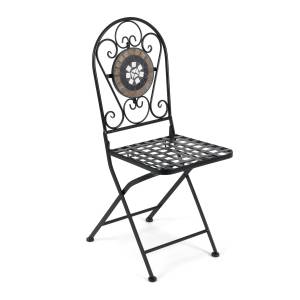 Стул Secret de Maison VICENZA (mod. PL08-7451RV) металл, 36*35*91 см, черный /плитка "калейдоскоп" (Комплект из 2 шт.) черный металл Стул Secret de Maison VICENZA (mod. PL08-7451RV) металл, 36*35*91 см, черный /плитка "калейдоскоп" (Комплект из 2 шт.) черный металл