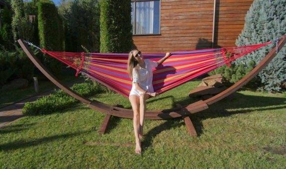 Гамак двухместный FLAMENCO красный mixed Гамак двухместный FLAMENCO красный mixed