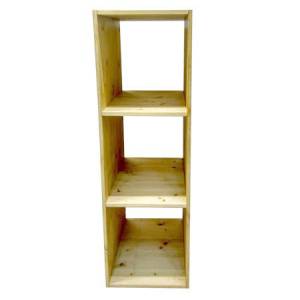 Стеллаж Куб 3 сосна, без покраски P&H Стеллаж Куб 3 сосна, без покраски P&H