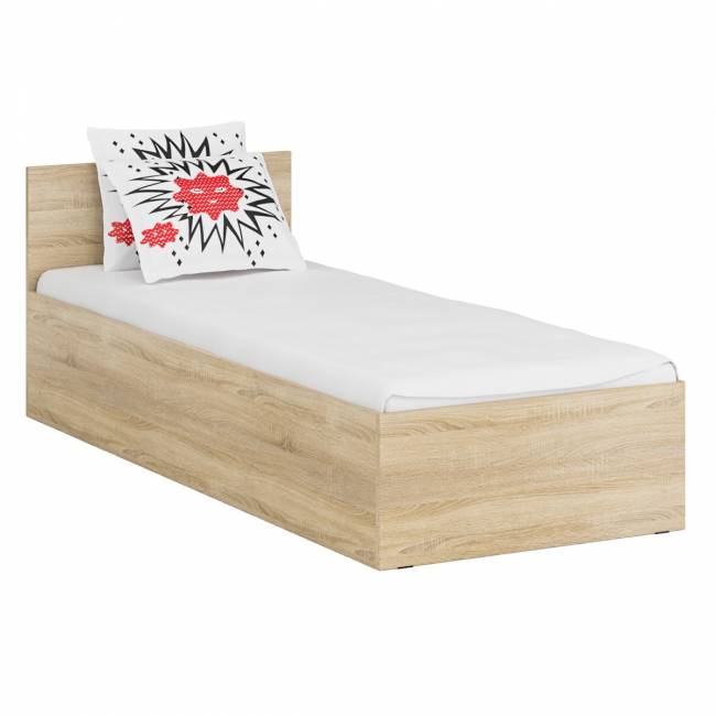 Кровать Стандарт 0800 цвет дуб сонома Кровать Стандарт 0800 цвет дуб сонома