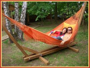 Гамак двухместный FORRO оранжевый Гамак двухместный FORRO оранжевый