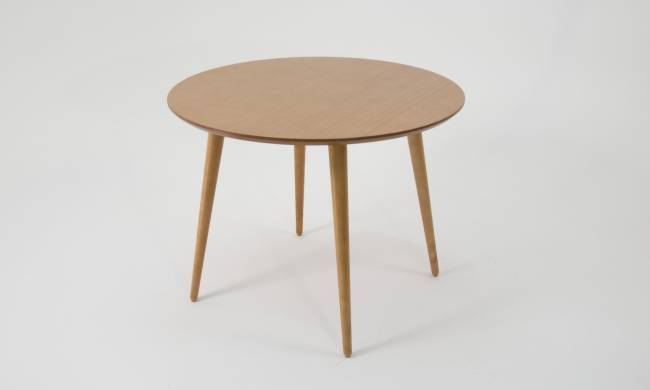 Стол Монте К 100 натур со стульями Сашш натур персик