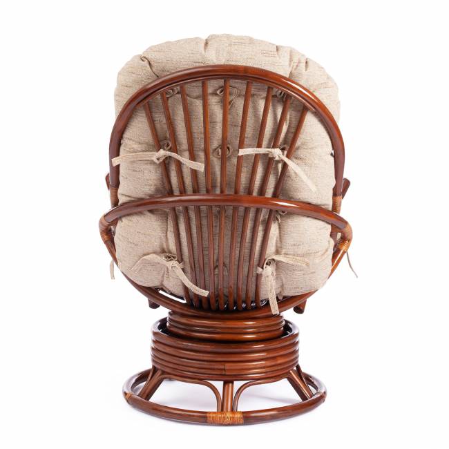 Кресло вращающееся "FLORES" 5005 /без подушки/ Pecan (орех) орех Кресло вращающееся "FLORES" 5005 /без подушки/ Pecan (орех) орех