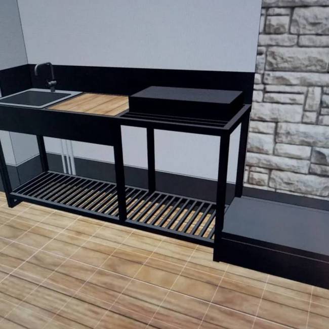 Мангал "Лофт 6", ST3, 3мм Мангал "Лофт 6", ST3, 3мм