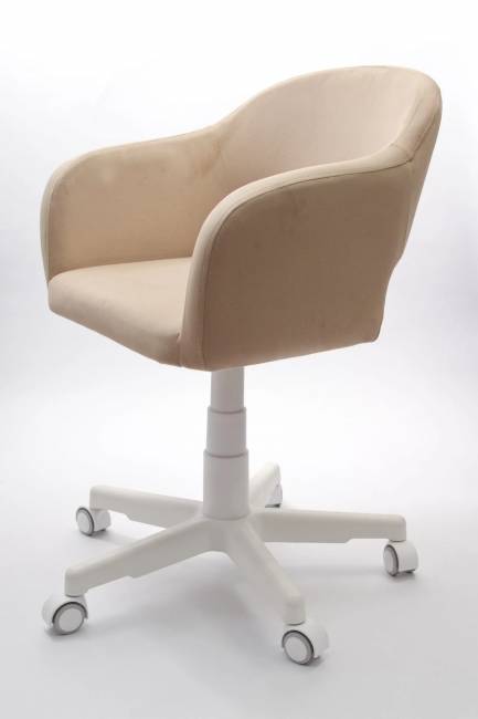 Кресло Бабби белый / бежевый