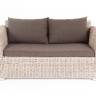 "Капучино" диван из искусственного ротанга двухместный, цвет бежевый "Капучино" диван из искусственного ротанга двухместный, цвет бежевый