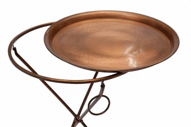 Набор из 2-х складных столиков Secret De Maison DEWI ( mod. M-5259 AB ) металл, 47х47х67/39х39х54, античная медь античная медь металл Набор из 2-х складных столиков Secret De Maison DEWI ( mod. M-5259 AB ) металл, 47х47х67/39х39х54, античная медь античная медь металл