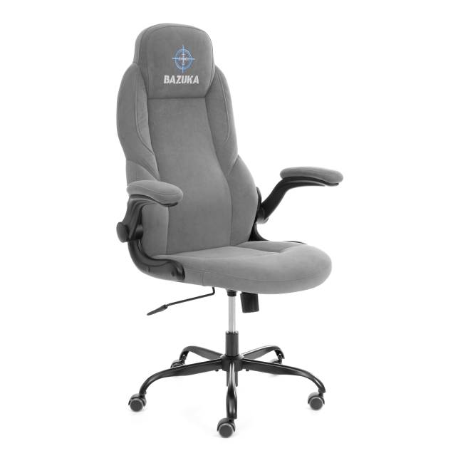 Кресло BAZUKA metalBL велюр, серый, 29 серый велюр Кресло BAZUKA metalBL велюр, серый, 29 серый велюр