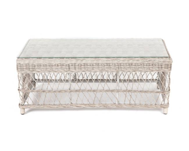 "Гранд Латте" стол журнальный из искусственного ротанга, цвет бежевый