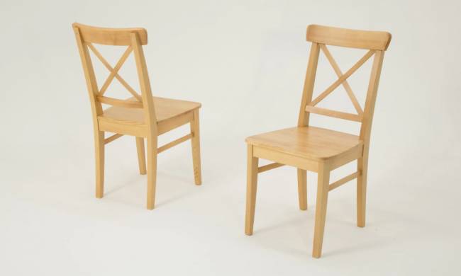 Стол Сканди М 100 натур со стульями Ингольф натур Стол Сканди М 100 натур со стульями Ингольф натур