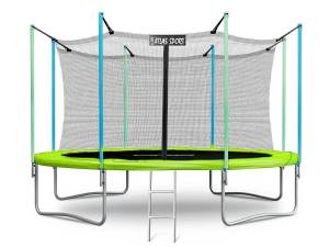 Батут "Atlas Sport 435 см (14ft)", с внутренней сеткой и лестницей GREEN Батут "Atlas Sport 435 см (14ft)", с внутренней сеткой и лестницей GREEN