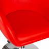 Кресло дизайнерское DOBRIN EDISON, красный