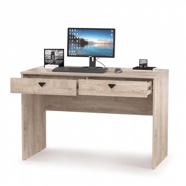 Стол компьютерный "Бостон 12.69", дуб эндгрейн элег.