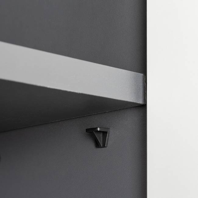 Шкаф Сидней 13.200 цвет антрацит/МДФ веллюто капучино Шкаф Сидней 13.200 цвет антрацит/МДФ веллюто капучино