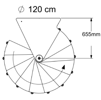 Винтовая лестница Montreal Classic d120 Винтовая лестница Montreal Classic d120