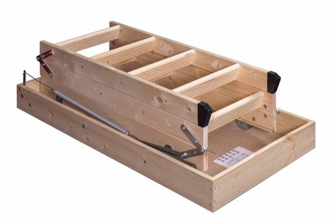 Чердачная складная лестница Eurolight 120х60