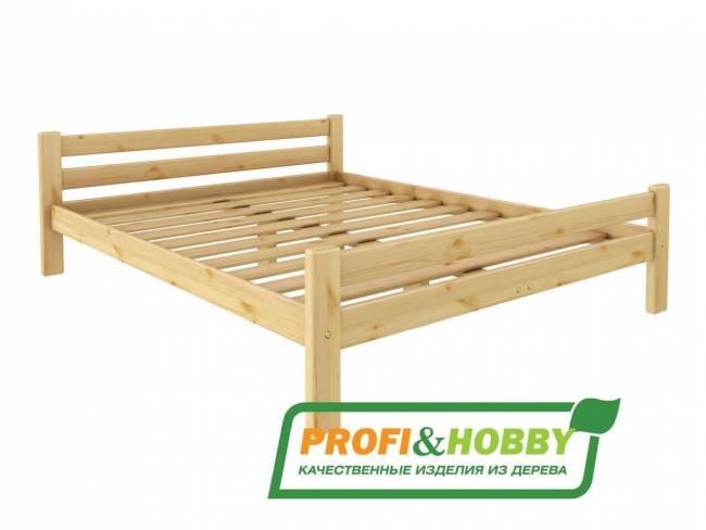Кровать деревянная "Классика" 1800 х 2000, сосна Кровать деревянная "Классика" 1800 х 2000, сосна