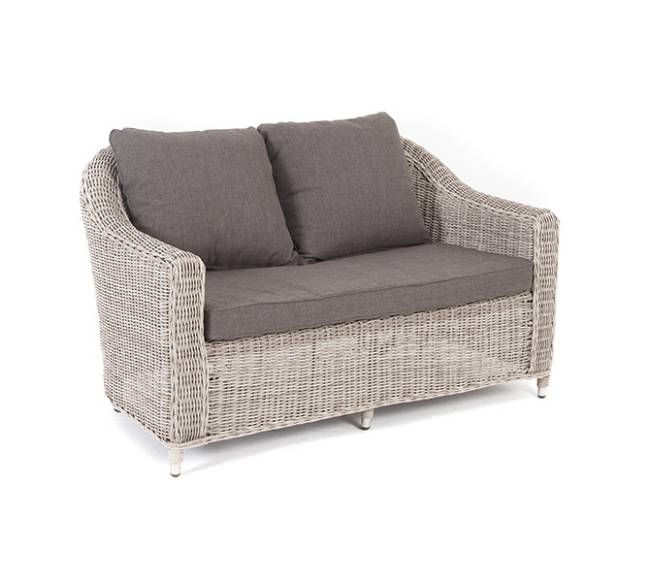 "Кон Панна" диван из искусственного ротанга двухместный, цвет бежевый "Кон Панна" диван из искусственного ротанга двухместный, цвет бежевый