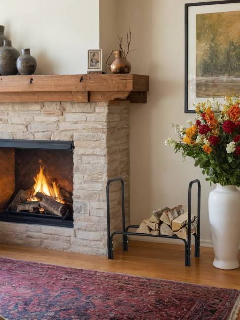 Дровница 4 черный