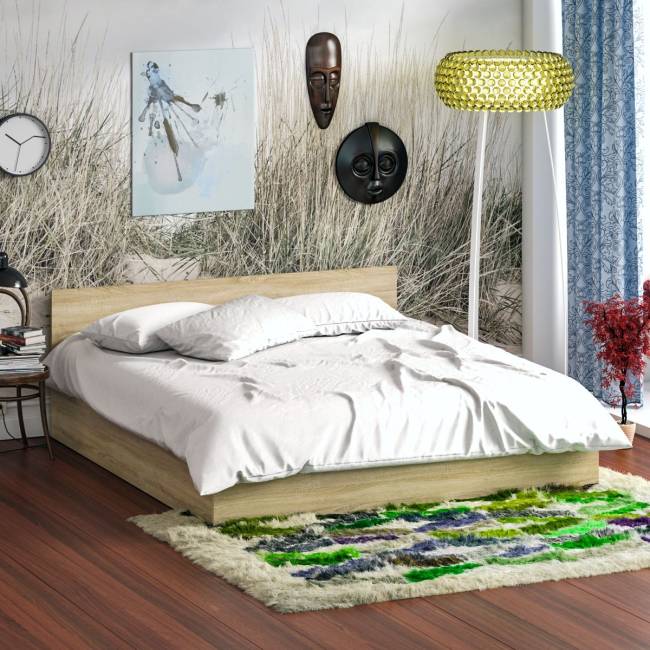 Кровать Стандарт 1800 цвет дуб сонома