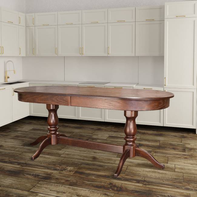 Стол обеденный Тарун 5 раздвижной орех 190/250*84