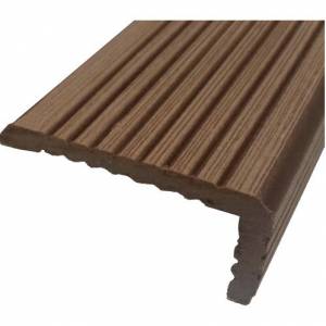 Уголок ДПК для террасной доски DARVOLEX, ECODECK, DECKRON (брашинг), 4000 мм, коричневый Уголок ДПК для террасной доски DARVOLEX, ECODECK, DECKRON (брашинг), 4000 мм, коричневый