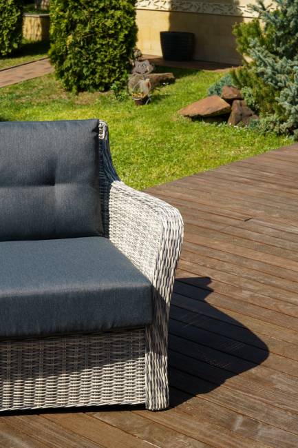 Диван 2-х местный "Венеция", серый