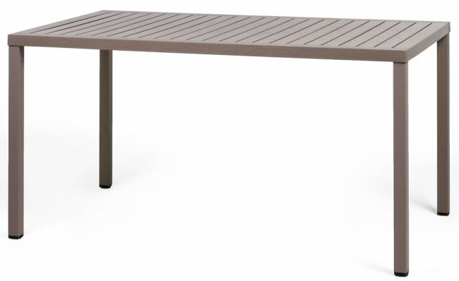 Стол пластиковый обеденный Cube 140x80 тортора 1400х800х755 мм Стол пластиковый обеденный Cube 140x80 тортора 1400х800х755 мм