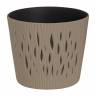 Кашпо для цветов SANDY ROUND DSR190-7529U мокко 2 предмета 3л Кашпо для цветов SANDY ROUND DSR190-7529U мокко 2 предмета 3л